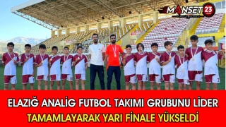 Elazığ Analig Futbol Takımı Grubunu Lider Tamamlayarak Yarı Finale Yükseldi