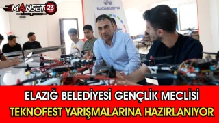 Elazığ Belediyesi Gençlik Meclisi TEKNOFEST Yarışmalarına Hazırlanıyor