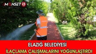 Elazığ Belediyesi İlaçlama Çalışmalarını Yoğunlaştırdı