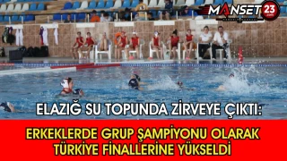Elazığ Su Topunda Zirveye Çıktı: Erkeklerde Grup Şampiyonu Olarak Türkiye Finallerine Yükseldi