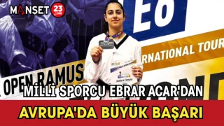 Milli Sporcu Ebrar Acar'dan Avrupa'da Büyük Başarı