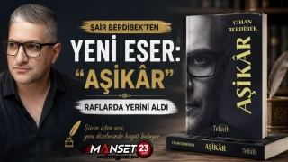 Şair Berdibek’ten Yeni Eser: “Aşikâr” Raflarda Yerini Aldı