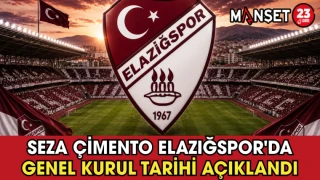 Seza Çimento Elazığspor'da Genel Kurul Tarihi Açıklandı