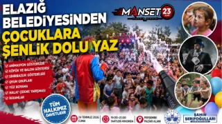 Elazığ Belediyesinden Çocuklara Şenlik Dolu Yaz