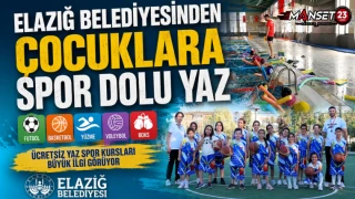 Elazığ Belediyesinden Çocuklara Spor Dolu Yaz