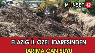 Elazığ İl Özel İdaresinden Tarıma Can Suyu