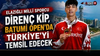Elazığlı Millî Sporcu Direnç Kip, Batumi Open'da Türkiye'yi Temsil Edecek