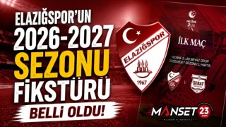 Elazığspor'un 2026-2027 Sezonu Fikstürü Belli Oldu