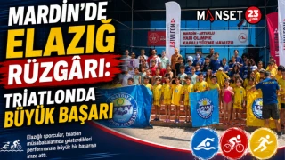Mardin'de Elazığ Rüzgârı: Triatlonda Büyük Başarı