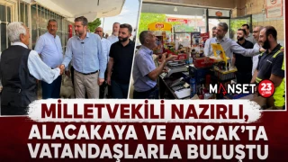 Milletvekili Nazırlı, Alacakaya ve Arıcak'ta Vatandaşlarla Buluştu