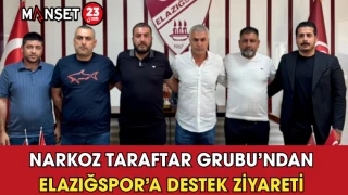 Narkoz Taraftar Grubu’ndan Elazığspor’a Destek Ziyareti