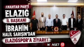 Anahtar Parti Elazığ İl Başkanı İbrahim Halil Sarışın’dan Elazığspor’a Ziyaret