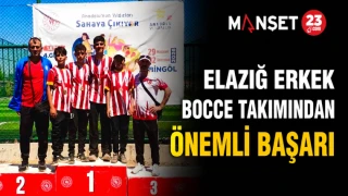 Elazığ Erkek Bocce Takımından Önemli Başarı