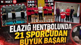 Elazığ Hentbolunda 21 Sporcudan Büyük Başarı