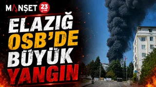 ELAZIĞ OSB’DE BÜYÜK YANGIN