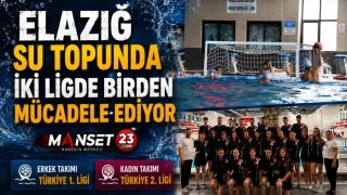Elazığ Su Topunda İki Ligde Birden Mücadele Ediyor