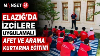Elazığ'da İzcilere Uygulamalı Afet ve Arama Kurtarma Eğitimi