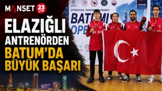 Elazığlı Antrenörden Batum'da Büyük Başarı