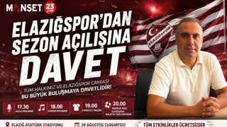 Elazığspor’dan Sezon Açılışına Davet