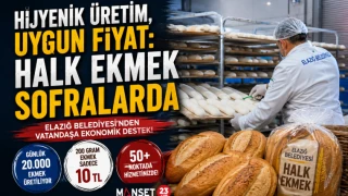 Hijyenik Üretim, Uygun Fiyat: Halk Ekmek Sofralarda