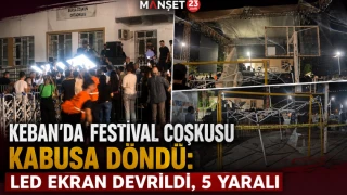 Keban’da Festival Coşkusu Kabusa Döndü: LED Ekran Devrildi, 5 Yaralı