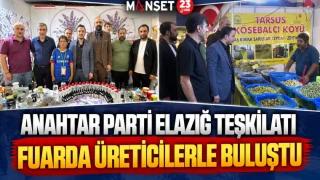 Anahtar Parti Elazığ Teşkilatı Fuarda Üreticilerle Buluştu