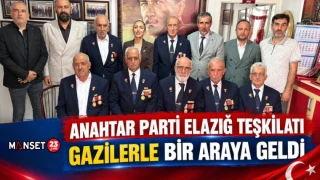 Anahtar Parti Elazığ Teşkilatı Gazilerle Bir Araya Geldi
