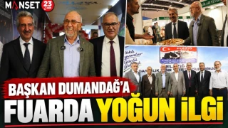 Başkan Dumandağ’a Fuarda Yoğun İlgi