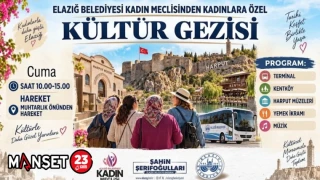 Elazığ Belediyesi Kadın Meclisinden Kadınlara Özel Kültür Gezisi