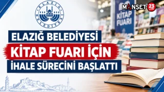 Elazığ Belediyesi Kitap Fuarı İçin İhale Sürecini Başlattı