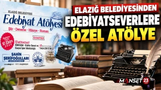 Elazığ Belediyesinden Edebiyatseverlere Özel Atölye