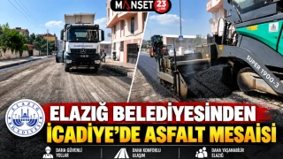 Elazığ Belediyesinden İcadiye’de Asfalt Mesaisi