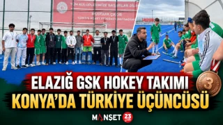 Elazığ GSK Hokey Takımı Konya'da Türkiye Üçüncüsü