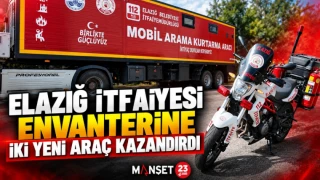 Elazığ İtfaiyesi Envanterine İki Yeni Araç Kazandırdı