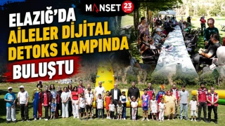 Elazığ’da Aileler Dijital Detoks Kampında Buluştu