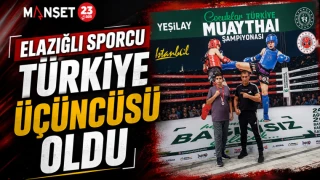 Elazığlı Sporcu Türkiye Üçüncüsü Oldu
