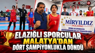 Elazığlı Sporcular Malatya’dan Dört Şampiyonlukla Döndü