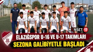 Elazığspor U-16 ve U-17 Takımları Sezona Galibiyetle Başladı
