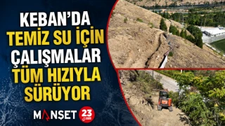 Keban’da Temiz Su İçin Çalışmalar Tüm Hızıyla Sürüyor