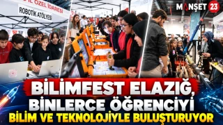 BİLİMFEST ELAZIĞ, BİNLERCE ÖĞRENCİYİ BİLİM VE TEKNOLOJİYLE BULUŞTURUYOR