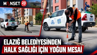 ELAZIĞ BELEDİYESİNDEN HALK SAĞLIĞI İÇİN YOĞUN MESAİ