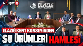 ELAZIĞ KENT KONSEYİNDEN SU ÜRÜNLERİ HAMLESİ