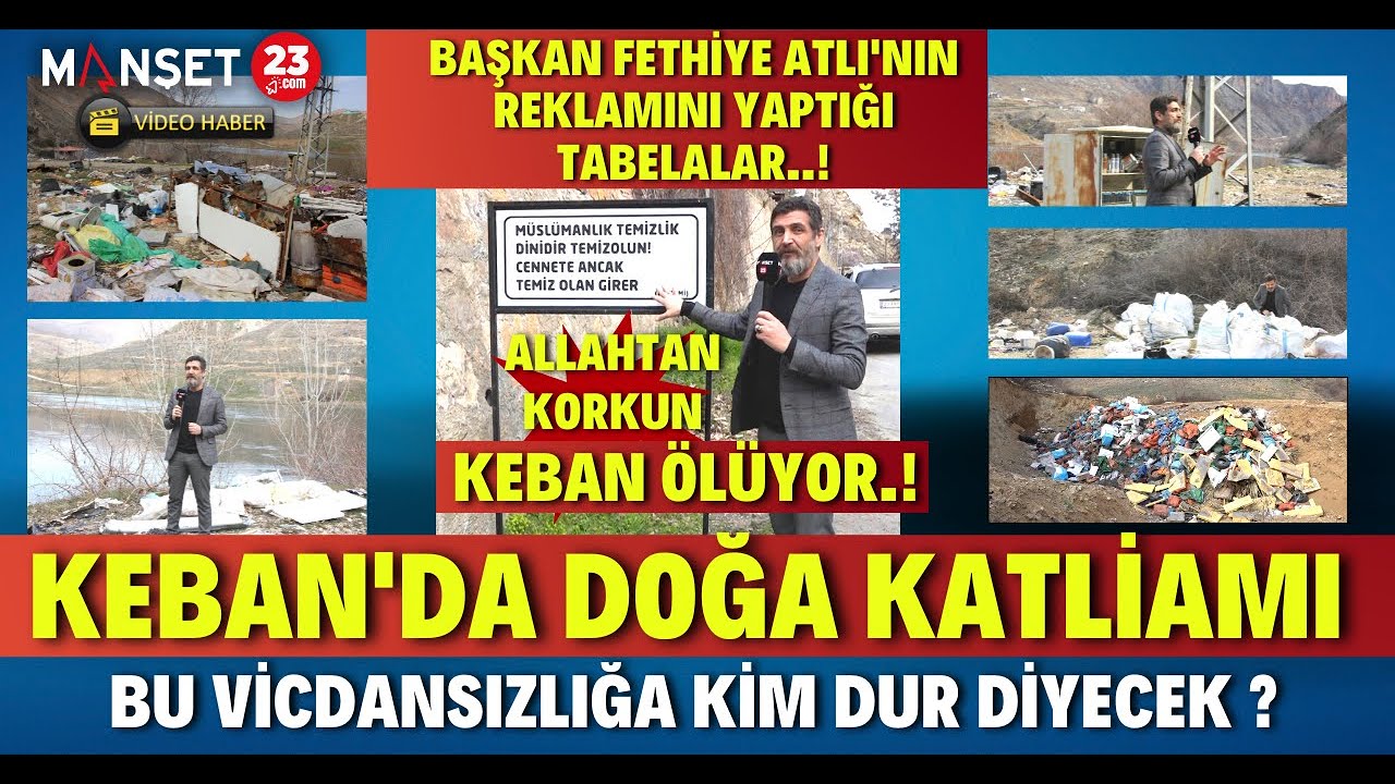 Tarihi ve Turistik İlçede Doğa Katliamı #çevrekatliamı #doğafelaketi #elazığ